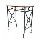 ネストテーブル (ミドル) 木製 シンプル アイアン アンティーク調 ハンドメイド 幅57