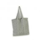 バッグ シェヴロン LINEN GY グレイ ナチュラル リネン コットン 自然派 シンプル 幅35