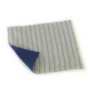 ランチマット ストライプ パターン レガロ B グレー 2枚セット リネン 幅42