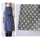 フルエプロン エピス クローブ GY グレー 爽やか グローヴ コットン おしゃれ 丈90