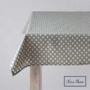 テーブルクロス エピス クローブ GY グレー コットン 爽やか おしゃれ 幅100