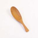 TEAKWOOD オーバル スープスプーン 6個セット 天然木 ナチュラル 長さ15