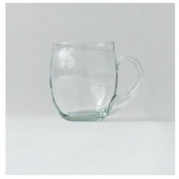 リューズガラス マグカップ ラウンド (L) シンプル コップ クリア 直径9