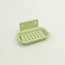 ホウロウ ハンギング ソープディッシュ ドリップトレー GN グリーン エナメル 幅15.5