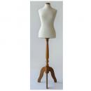 WOODEN トルソー フィーメイル (LL) ディスプレイ おしゃれ 木製 高さ63