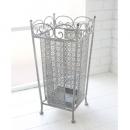 パウダーレース・アンブレラスタンド 傘立て アンティーク調 スチール エレガント 高さ50