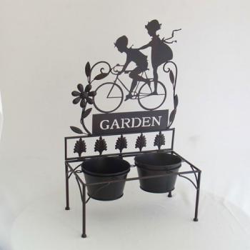 2PlanterStand 自転車 ガーデン用品 プランター フラワーポット かわいい おしゃれ
