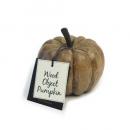 ウッド オブジェ PUMPKIN (S) かぼちゃ 木製 アンティーク調 ナチュラル 直径12