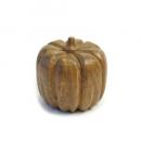 ウッド オブジェ PUMPKIN プランプ (S) かぼちゃ 木製 アンティーク調 直径12