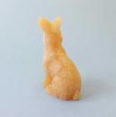 RABBIT キャンドル カーム S/3個入り BE ベージュ 蝋燭 うさぎ オブジェ 高さ8