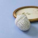 ホワイトウォッシュ キャンドル エイコーン (S) 3個セット どんぐり オブジェ 高さ5