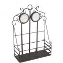 温度・湿度計プランター 壁掛け アイアン アンティーク調 おしゃれ エレガント