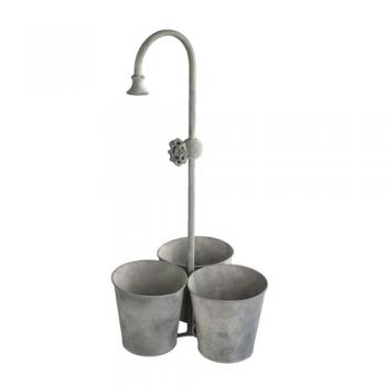 Water Pipe 3 プランター 蛇口 エアジョーロ ユニーク スタンド ガーデン用品