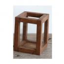 WOOD ウィンドウ ディスプレイBOX (S) 木製 マンゴーウッド ナチュラル 高さ16