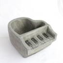 ピアノ Planter おしゃれ フラワーポット グリーンオブジェ グレー かわいい ピアノ型
