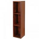 木製シンプルDVDラック 木製 アンティーク調 シーシャムウッド 無垢材 高さ73