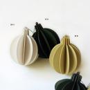 WOODEN ジョイントオーナメント ボール WH ホワイト 3個セット 木製 おしゃれ 直径9