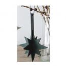 WOODENジョイントオーナメントスパークル GN グリーン 3個セット 木製 おしゃれ 長さ13