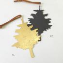 ブリキオーナメント オンブルファーツリー (S) GL ゴールド 2個セット ブリキ おしゃれ 幅7