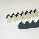 ブリキ スタンド タウンスケープ (S) IV アイボリー オブジェ 置物 おしゃれ 幅32