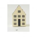 WOODEN ガルバルーフ ハウス (M) NT アイボリー オブジェ 置物 おしゃれ 幅6