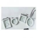 WOODENノンブレオーナメント/S スノー オブジェ ホワイト ガラス 木製 幅9