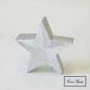 キャンドル フィブルステラ S/6 SL シルバー 蝋燭 おしゃれ スター オブジェ 高さ5