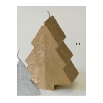 キャンドル フィブルツリー (L) GL ゴールド 蝋燭 おしゃれ モミの木 オブジェ 高さ12.5