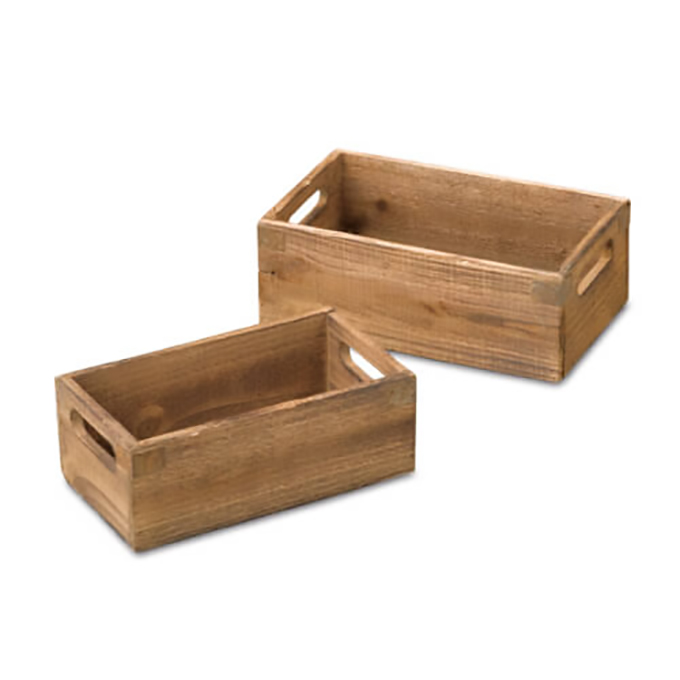 木箱 2点セット ウッドボックス 小物入れ インテリア 木製 おしゃれ 通販