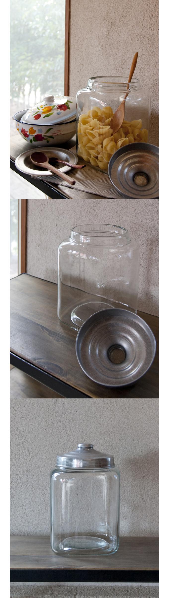 ガラス瓶 アンティーク調 食品保存容器 ガラス 瓶 おしゃれ キッチン用品 ポット ジャー