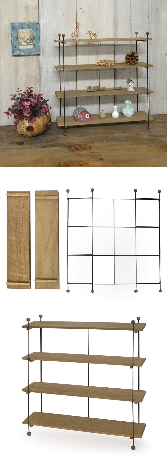 “ノックダウン4ステップラック