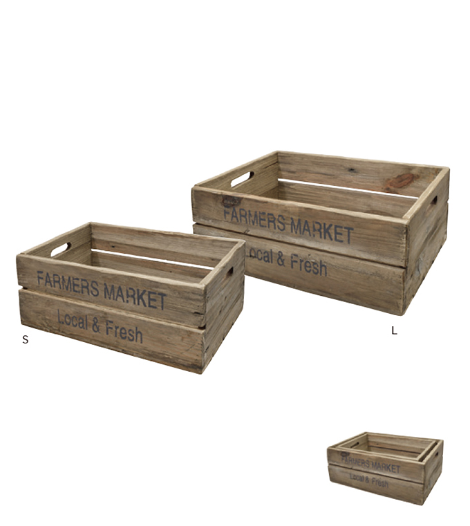 ウッドボックス 収納ボックス ガーデニング 大小2点セット 木製 通販