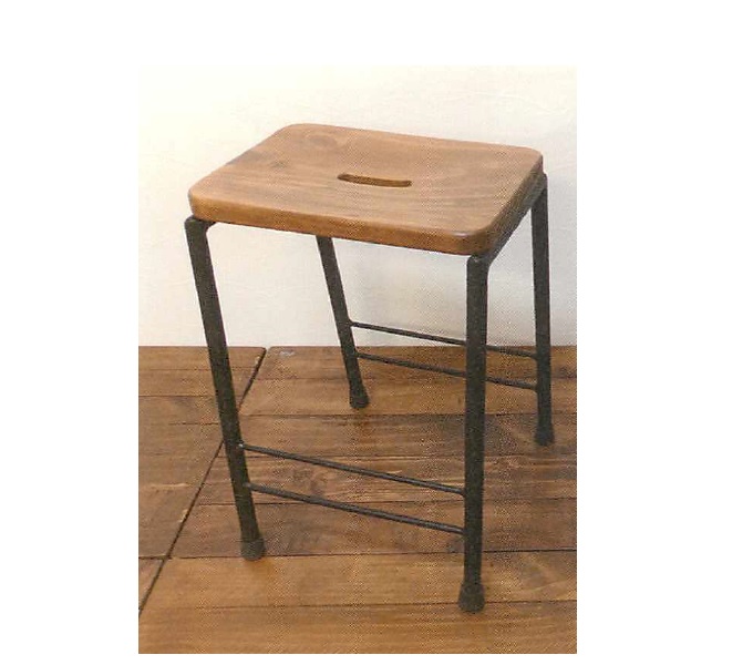 I&WスクエアスツールBR