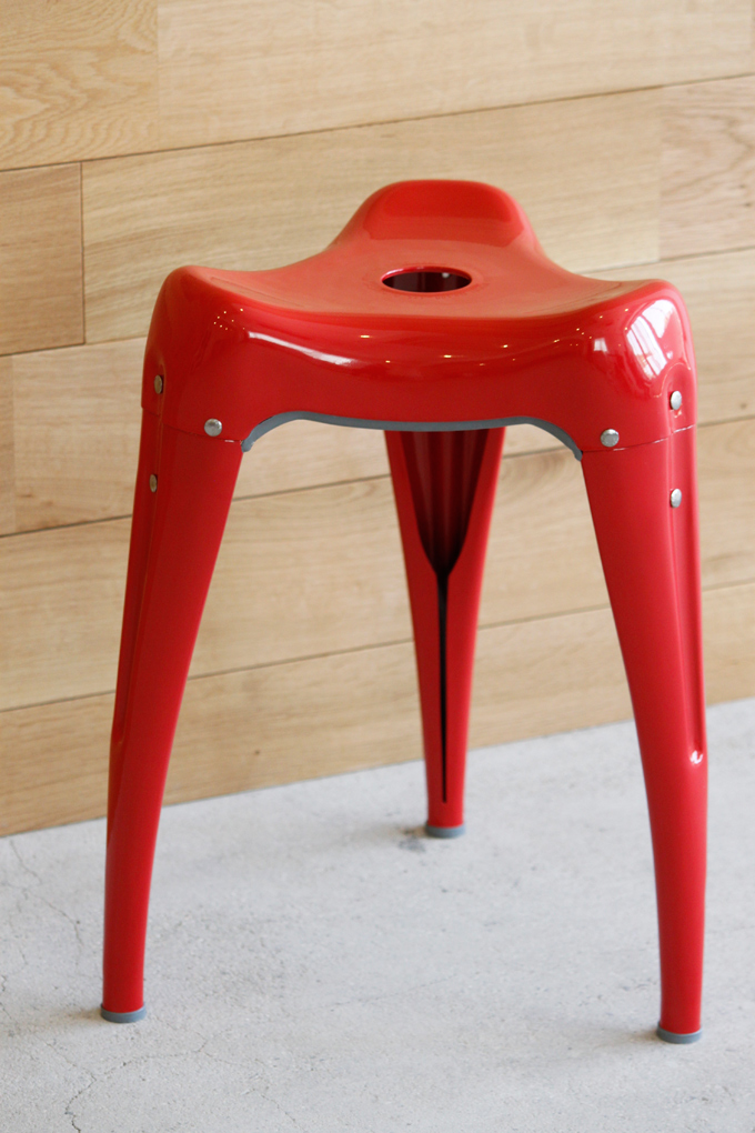 STACKING STOOL WISDOM TOOTH RED スツール 赤 ユニーク 椅子