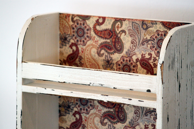 ウッドシェルフ 収納ボックス ケース 壁掛け 白 ホワイト