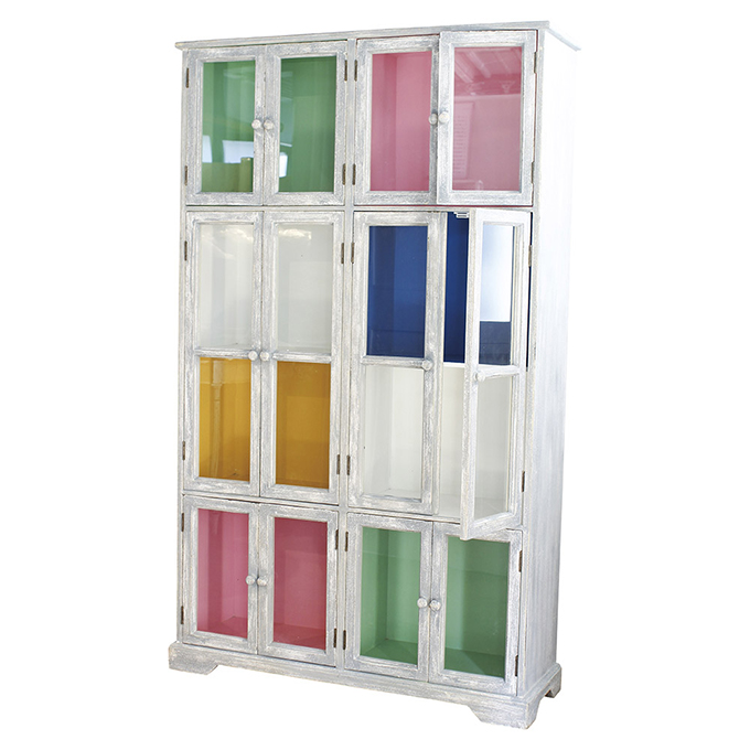 カラーズ 6ドアキャビネット