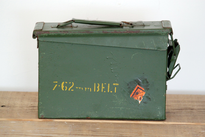 カートリッジボックスA 缶 ディスプレイ グリーン 緑