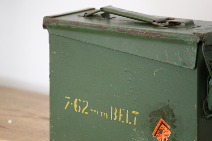 カートリッジボックスA 缶 ディスプレイ グリーン 緑