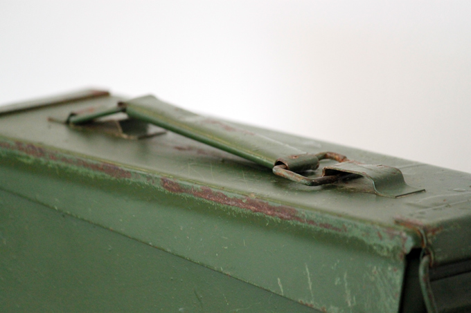 カートリッジボックスA 缶 ディスプレイ グリーン 緑