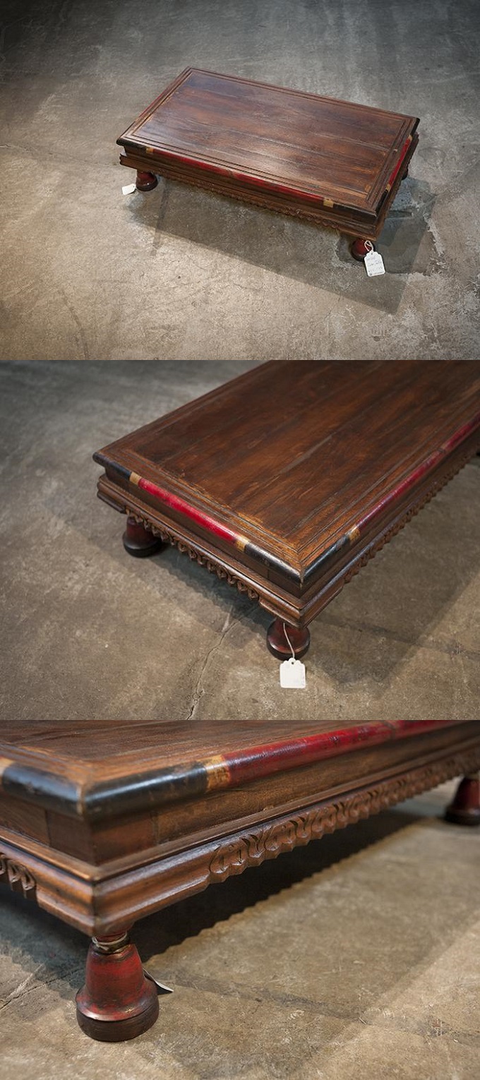 ローテーブル アンティーク家具 おしゃれ 木製 ヨーロピアン調 机 