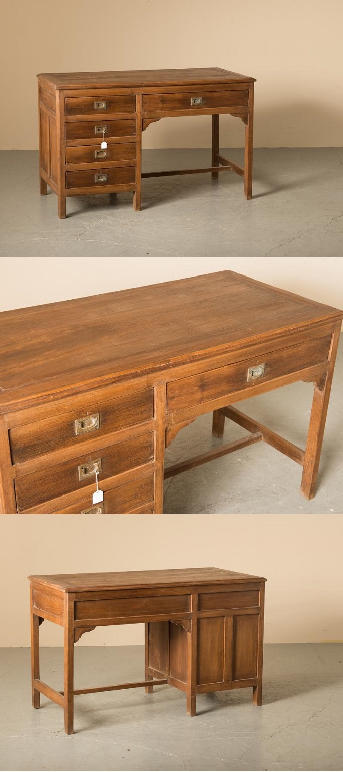 デスク アンティーク家具 おしゃれ テーブル 木製 ナチュラル 書斎 机