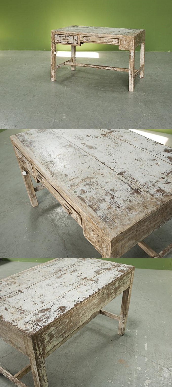 デスク アンティーク家具 おしゃれ テーブル 木製 シャビー フレンチ