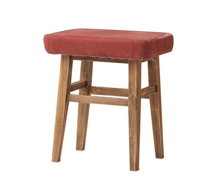 “ウッドスツールPベルベット”