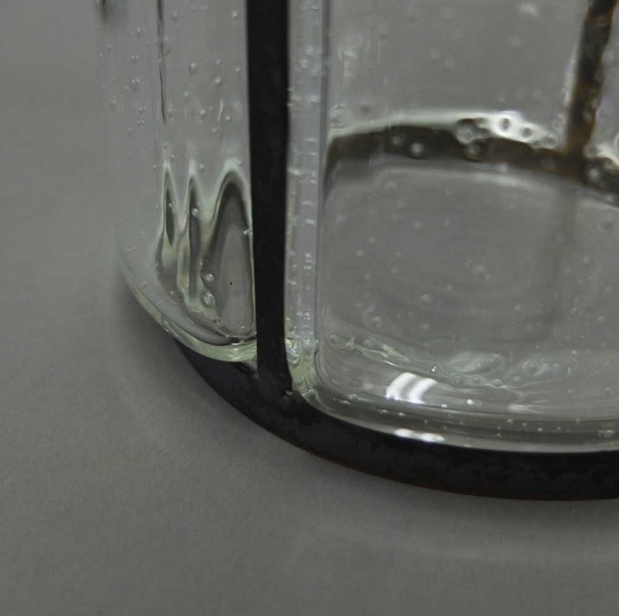 “バブルガラス