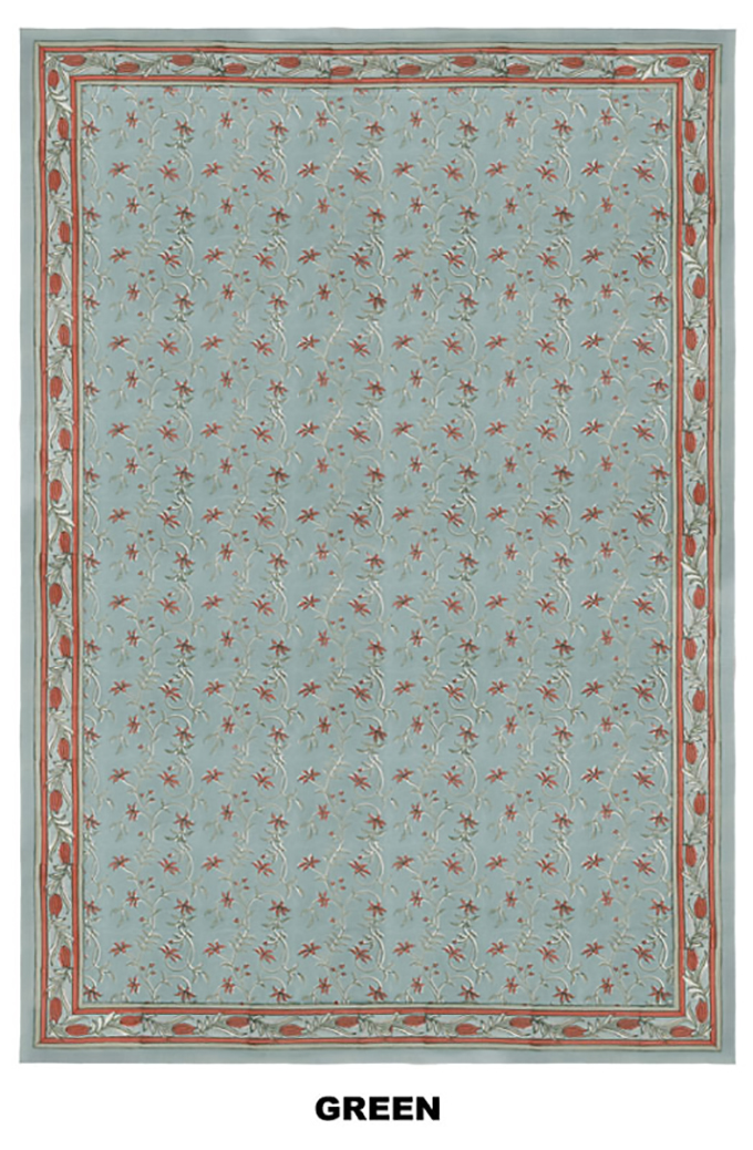 “フラワープリントマルチカバー”