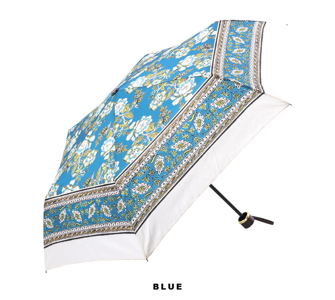“インド更紗柄折り畳み傘”