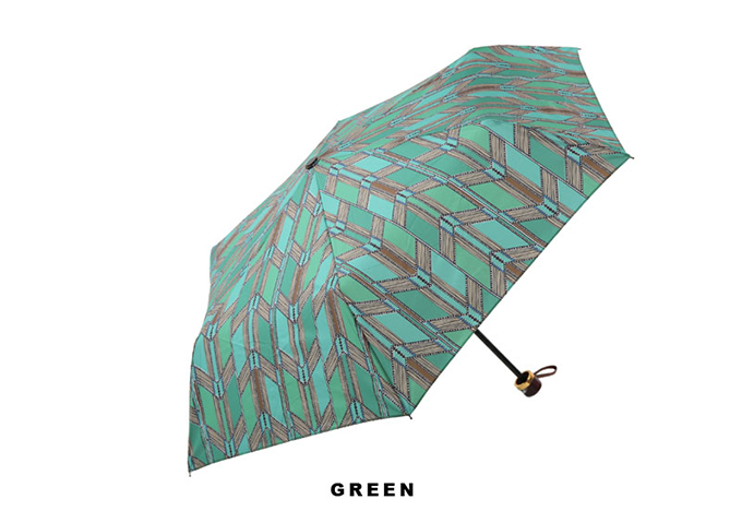 “アフリカンプリント柄折り畳み傘”